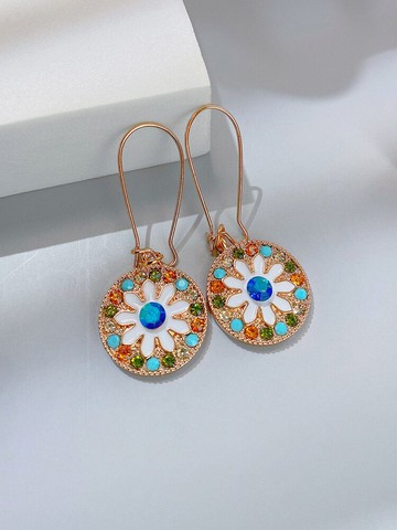 復古耳環女長款氣質文藝高級感耳釘簡約冷淡風小清新耳墜民族耳飾