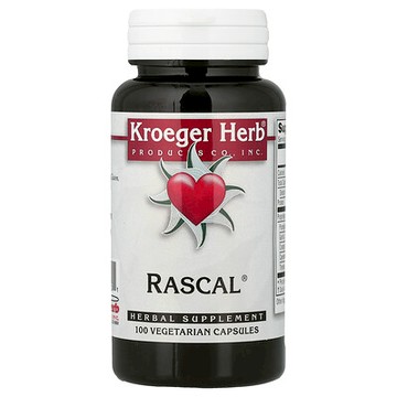 Kroeger Herb Co, Rascal，100 粒素食膠囊