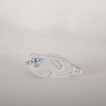 世界動物圖鑑徽章 / 港灣海豹