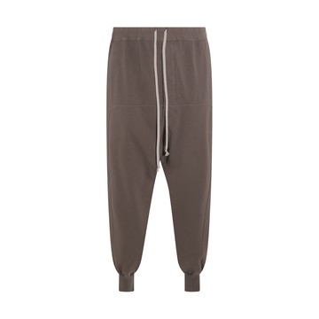 Rick Owens Drkshdw - Dust Brown Cotton Trousers