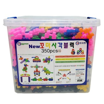 toyman 新款兒童方形積木 350片  1套  多色