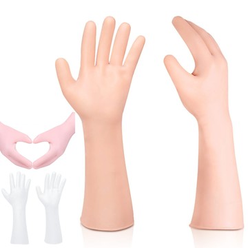 los1302口SEBS長款保濕手套防水防曬手套柔軟防幹裂美容去角質嫩白保濕