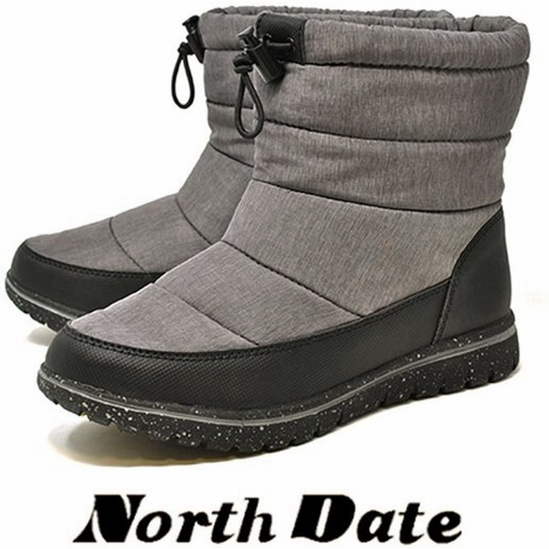 ノースデイト 防寒 スノーブーツ グレー 防水 防滑 カジュアルブーツ スパイク ダテハキ North Date 冬靴 レディース 滑り止め 北海道 婦人靴 通販 Lineポイント最大0 5 Get Lineショッピング