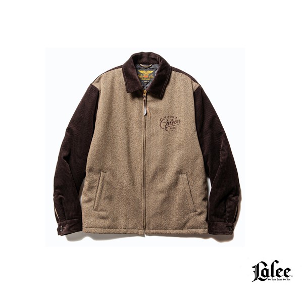 GOODFORIT/日本Calee Corduroy Tweed Sports Type Jacket粗花