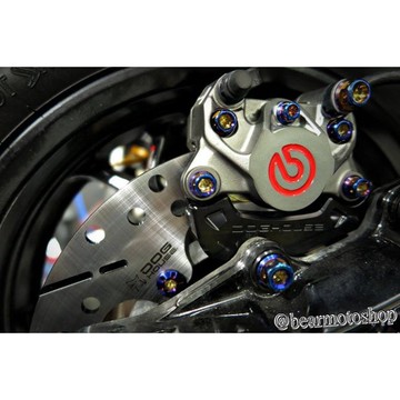 惡搞手工廠 | X-MAX300 改 加大碟 螃蟹 卡鉗 b牌 對二 卡鉗座 碟盤 84mm XMAX