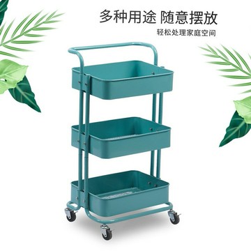 美容院推車三層置物架手推車工作臺小發廊理發店車包工具儲物柜子