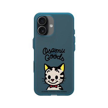 iPhone 17 Clear (相機按鈕) 夜幕藍 - OSAMU GOODS - 經典系列-CAT