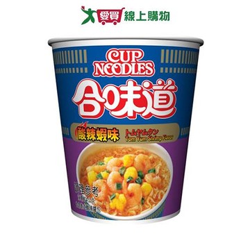 日清合味道酸辣蝦味杯麵74G【愛買】