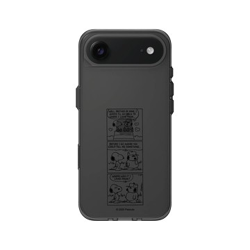 iPhone Air Clear (相機按鈕) 酷墨灰 - 史努比 Snoopy - 經典漫畫