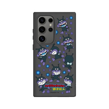 Galaxy S24 Ultra SolidSuit 黑 - Anpanman麵包超人 - 手舞足蹈的細菌人
