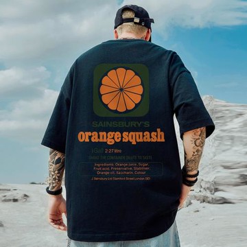 重磅潮牌T恤胖子加肥加大五分袖寬松男士大碼男裝短袖男款夏季