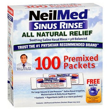 Neilmed Sinus Rinse Premixed Packets 120 each by Neilmed