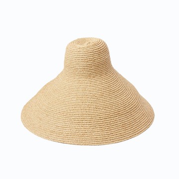 草帽遮陽帽-手編錐形加大帽簷女帽子73zr17【獨家進口】【米蘭精品】