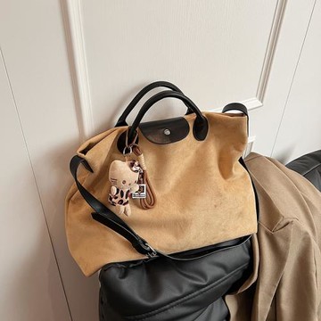 大容量復古手提托特包包女2025新款高級感韓國單肩斜挎通勤包批發