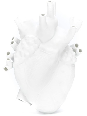 Seletti - Love In Bloom heart lamp - women - Porcelain - One Size - White