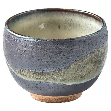 Minoya 美濃燒 手感和風茶杯 流水行雲 日本產 陶瓷 9.2 x 7.3 cm  1個