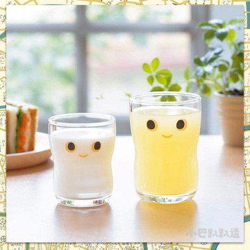 *《小巴趴趴造》現貨有發票！日本正版 ADERIA nico兒童強化玻璃杯 水杯 小朋友水杯