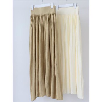 早秋新款春夏半身裙穿搭羊毛混紡大裙擺裙不規則裙子仙女超仙森系