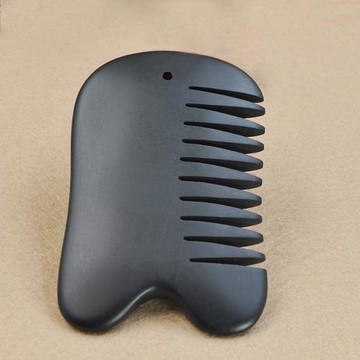 【西格傢飾】砭石疏經通絡按摩梳(梳子/按摩/刮痧/刷腿/刷肝經/經絡)