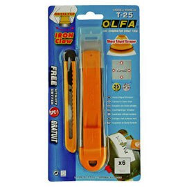 日本 OLFA 刮刀  / 支 T-25 型【APP滿額下單4%點數(單一帳號最高1000點)】7/31止