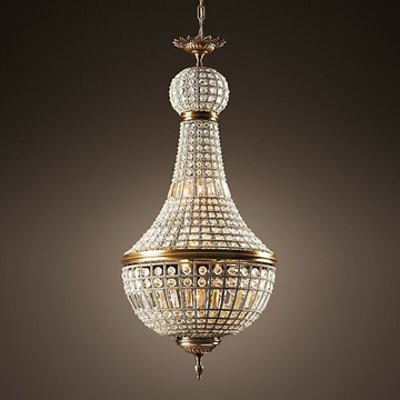 【免運/可開票】 台灣公司 吊燈 床頭燈 餐廳吊燈 客廳吊燈 水晶吊燈 RH新古典溫馨臥室客餐廳水晶吊燈復古美式會所軟裝別墅樣板間燈具