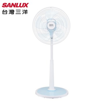 【SANLUX台灣三洋】16吋DC直流免彎腰遙控電風扇｜EF-T16DRA1
