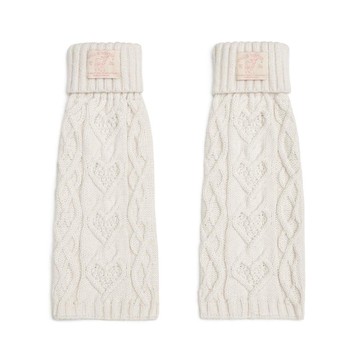 韓國 Rockfish Weatherweather DIAMOND CABLE LEG WARMERS 立體菱格針織腿套 象牙白 IVORY