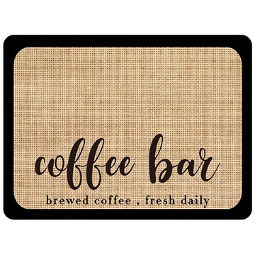 矽藻泥吸水桌墊 防滑橡膠底  50 x 60cm  coffee  1個