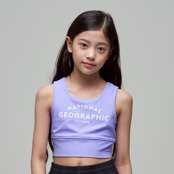 童裝 防曬 內衣背心 - 紫色