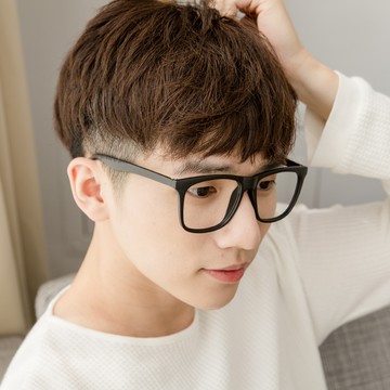 [台製MIT]經典膠框平光鏡【GMIT0218】-黑