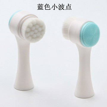 ✨台灣現貨📦 3D雙面矽膠洗臉刷 手動潔面刷 卸妝去黑頭深層清潔刷 #丹丹悅生活