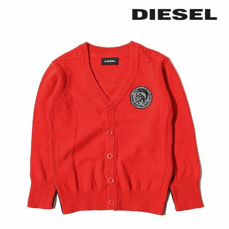 ディーゼルキッズ DIESEL KID 長袖ニットカーディガン ジュニア ボーイ