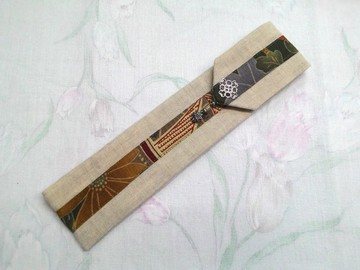 餐具組隨身收納袋 筷套F02-023~獨特設計手工縫製