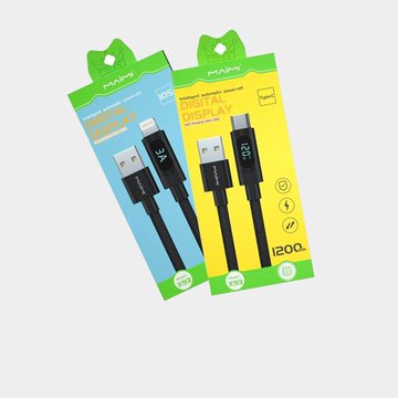 PD快充數位顯示的數據線  USB to C / USB to Lightning 可選