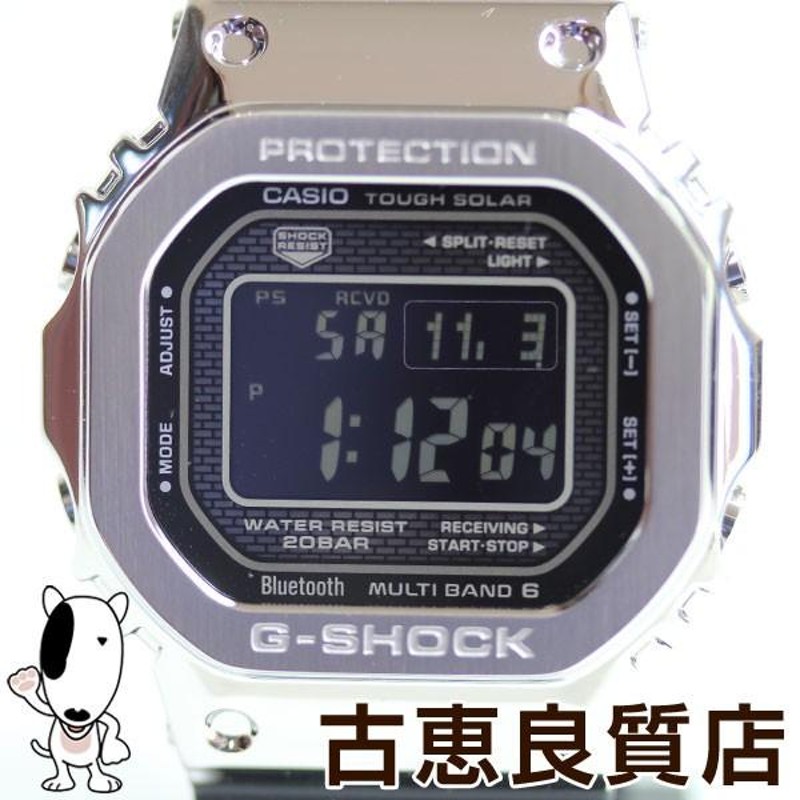 MT1389/CASIO カシオ G-SHOCK 電波ソーラー G-SHOCK メタル デジタル メンズ腕時計 GMW-B5000-1JF/中古/極美品//2018.6.9デパート購入  | LINEショッピング