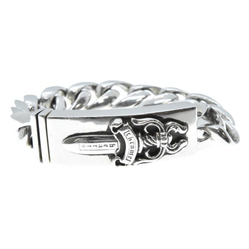 CHROME HEARTS クロムハーツ ID DAGGER 13LINK ダガーIDクラシックリンクブレスレット13リンク シルバー