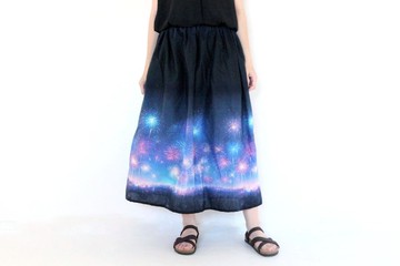 【訂購】夜空中閃閃發光的煙火讓你心動的裙子獎勵生日禮物2024新款