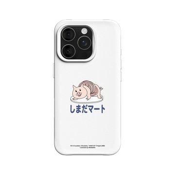 iPhone 16 Pro SolidX 白 - 排球少年 Haikyu!! - 嶋田超市招牌小豬