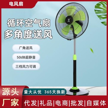 鉆石牌電風扇落地扇搖頭立式風扇臥室靜音家用兒童落地扇