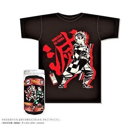 鬼滅の刃ボトルTシャツ A柄／黒 炭治郎 | LINEブランドカタログ