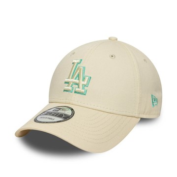 NEW ERA 男女 9FORTY TEAM OUTLINE 9FORTY 洛杉磯道奇 奶油 NE60667394