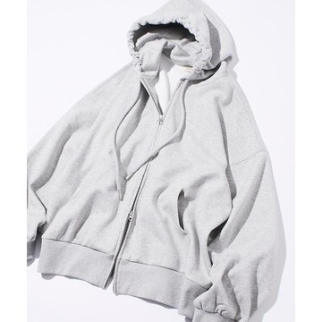 FREAK'S STORE 寬鬆版型粘合拉鍊連帽衛衣