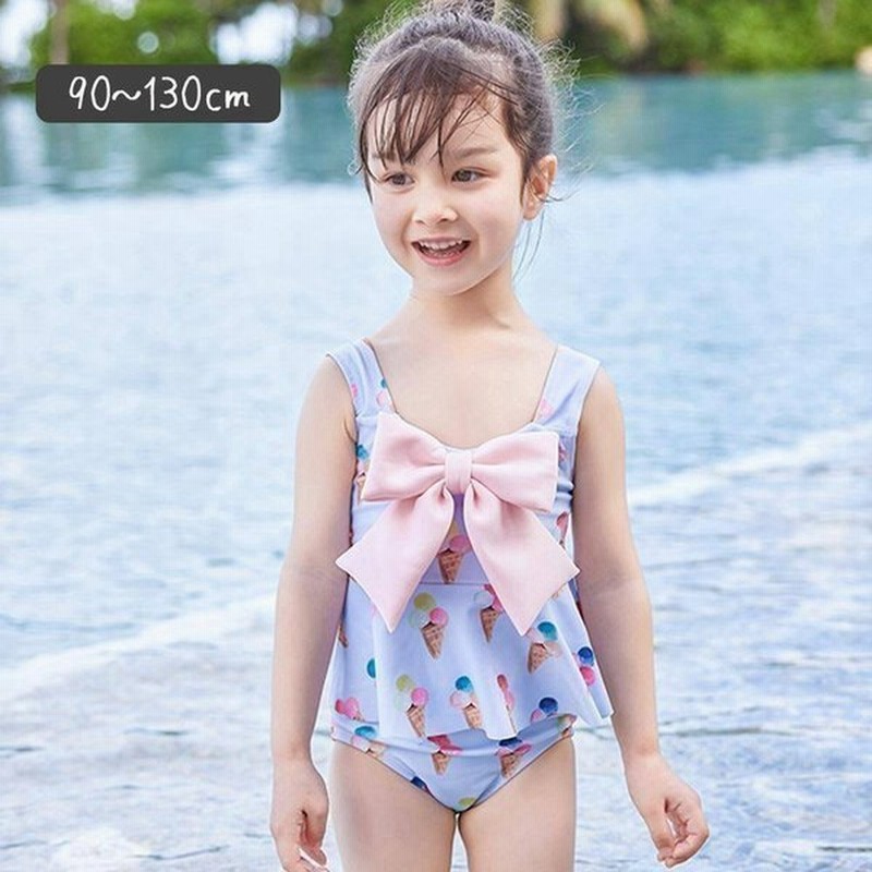 女の子 水着 キッズ ワンピース水着 リボン かわいい 可愛い 子ども こども 子供 90 100 110 1 130 夏 スイムウェア 水遊び 海 プール 夏休み スイミング 得 通販 Lineポイント最大0 5 Get Lineショッピング