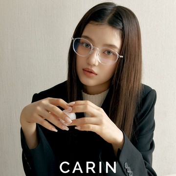 CARIN 光學眼鏡 AIR S C4 (CF2A09 C4) 果凍超彈橢圓框 NewJeans配戴款 - 金橘眼鏡