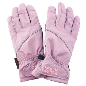 【Jack Wolfskin 飛狼】滿額折300★簡約素色防水透氣觸控保暖手套『粉紫』(193431)