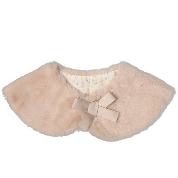 akachan honpo - 附蝴蝶結圍巾-粉紅色