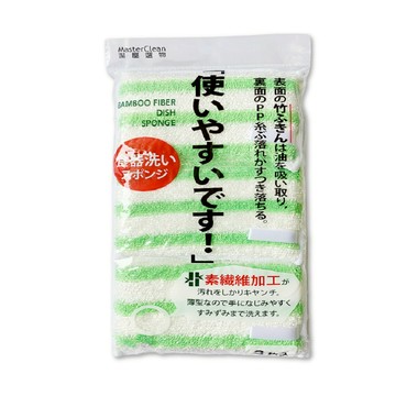 潔屋選物 日式竹纖去油棉 3入