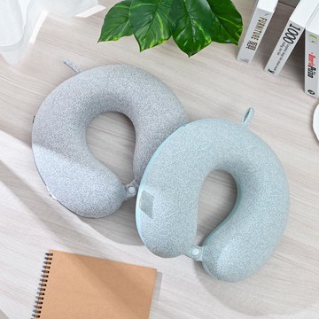 北歐風超輕爽冬夏兩用記憶頸枕-兩色任選