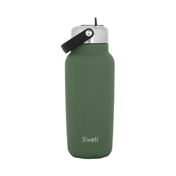 S'well 美國 Explorer不鏽鋼吸管保溫瓶(軍綠940ml) / swell 保溫杯 手搖飲 環保杯 隨行杯 可機洗