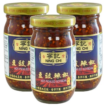 寧記 豆豉辣椒  245g  3罐